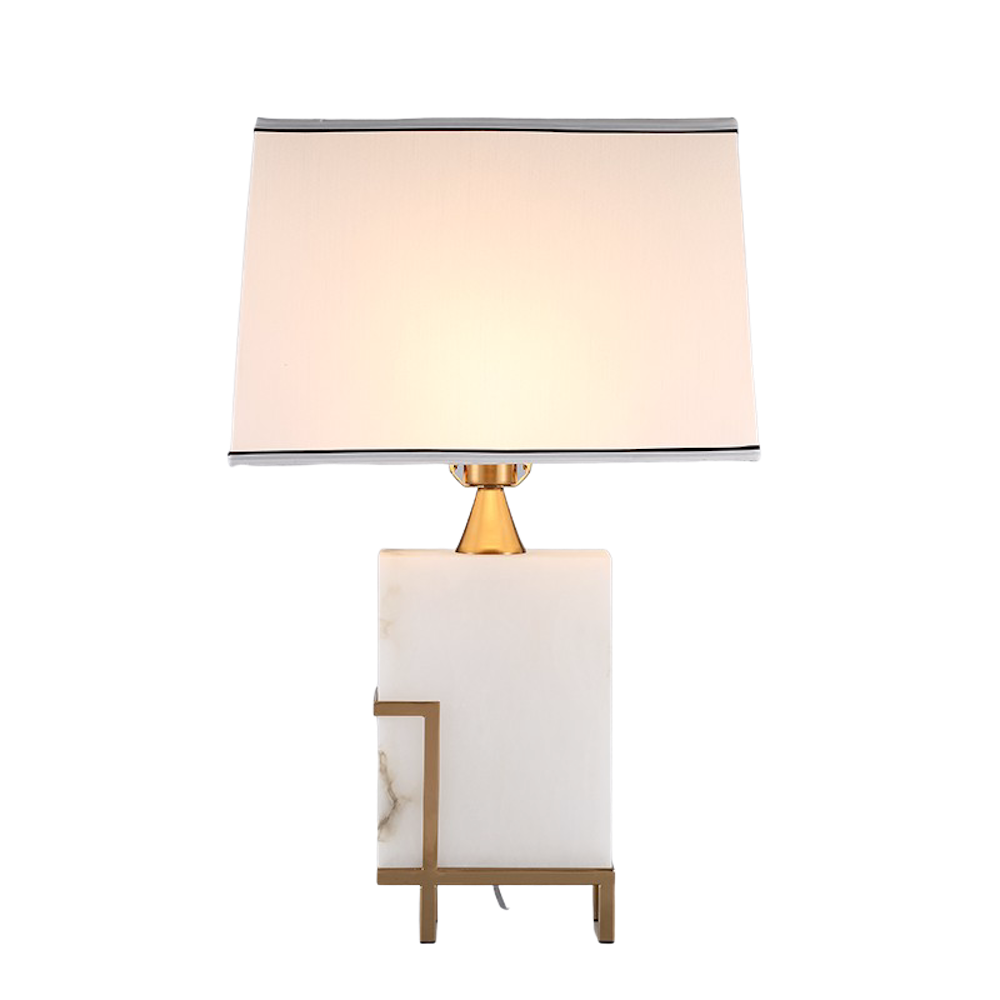 ROOBBA Etna Marble Gold Table Lamp